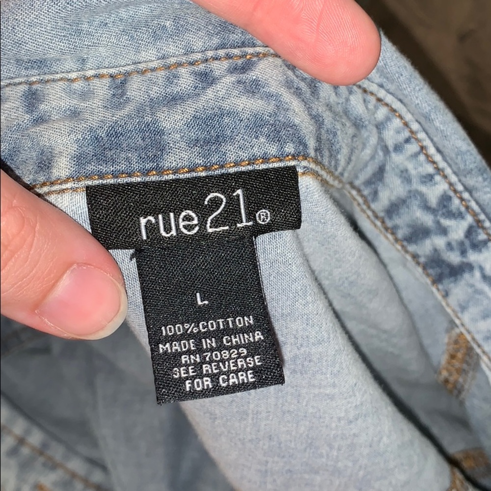 Jean button up - Picture 2 of 2